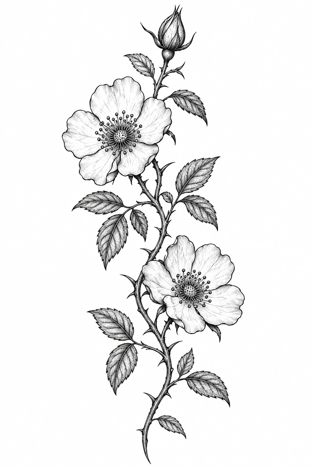 Kletternde Wildrose