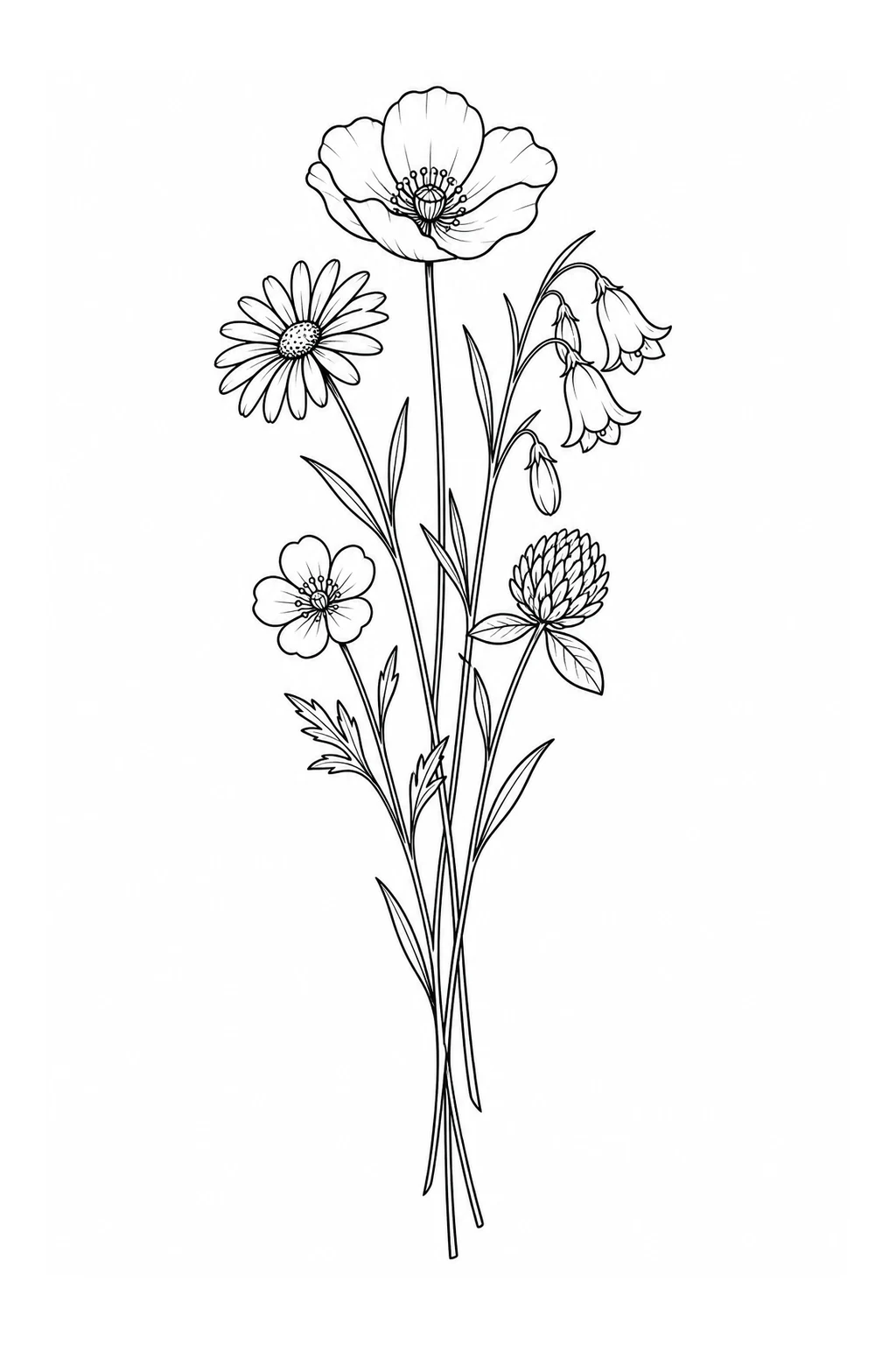 Wiesenblumenstrauß