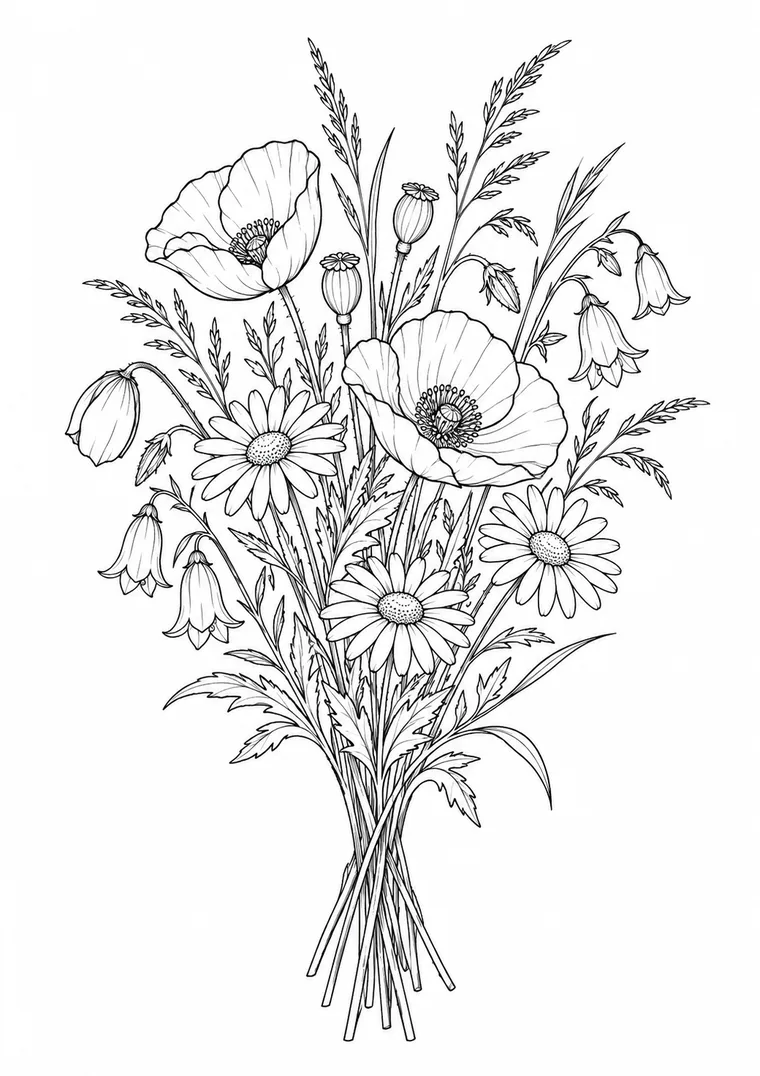 Wildblumenstrauß