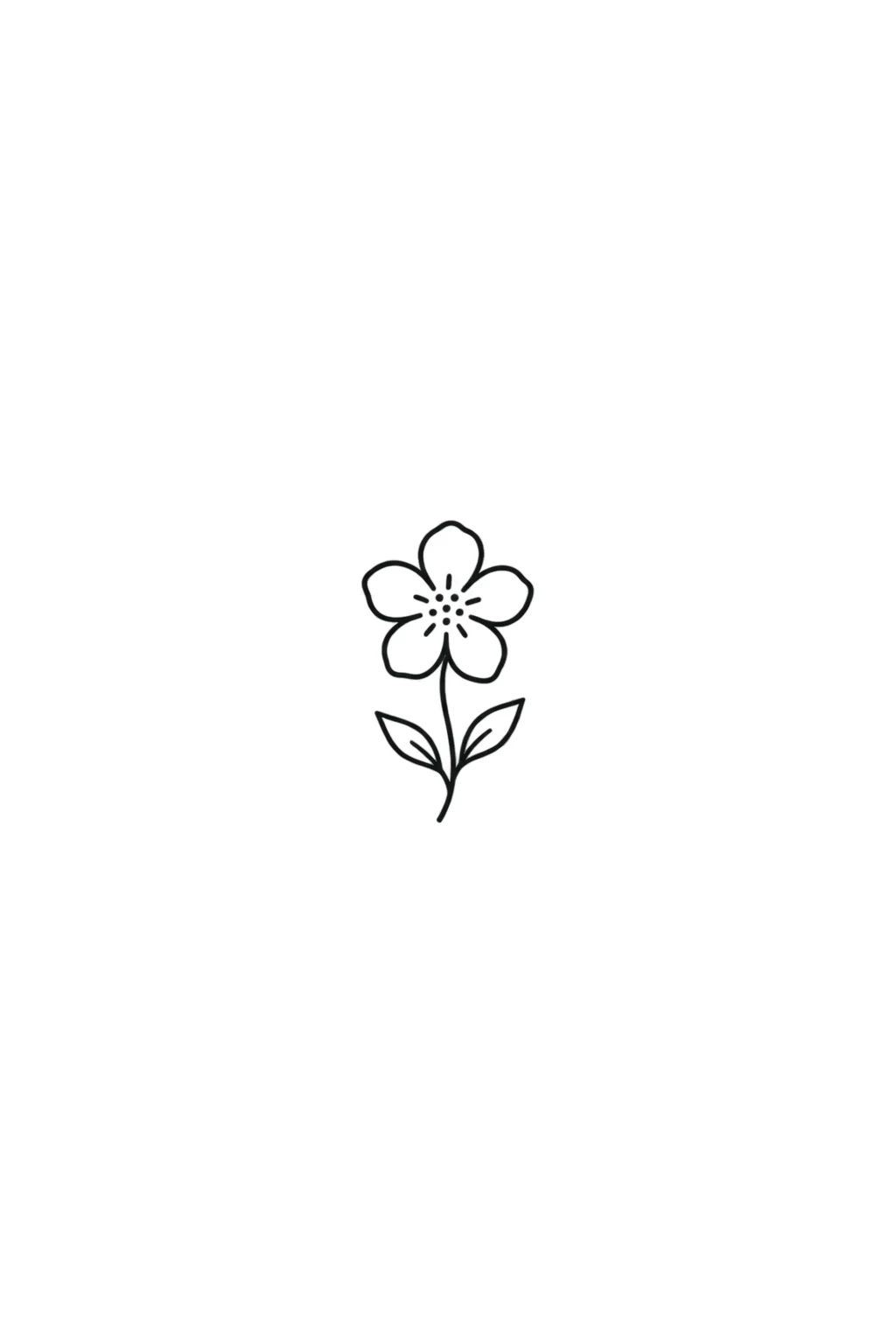 Wiesenblume für den Finger