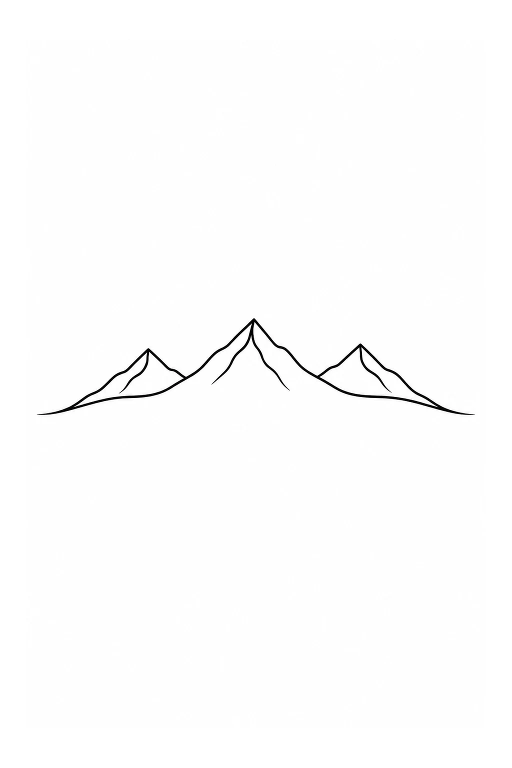Drei Bergspitzen