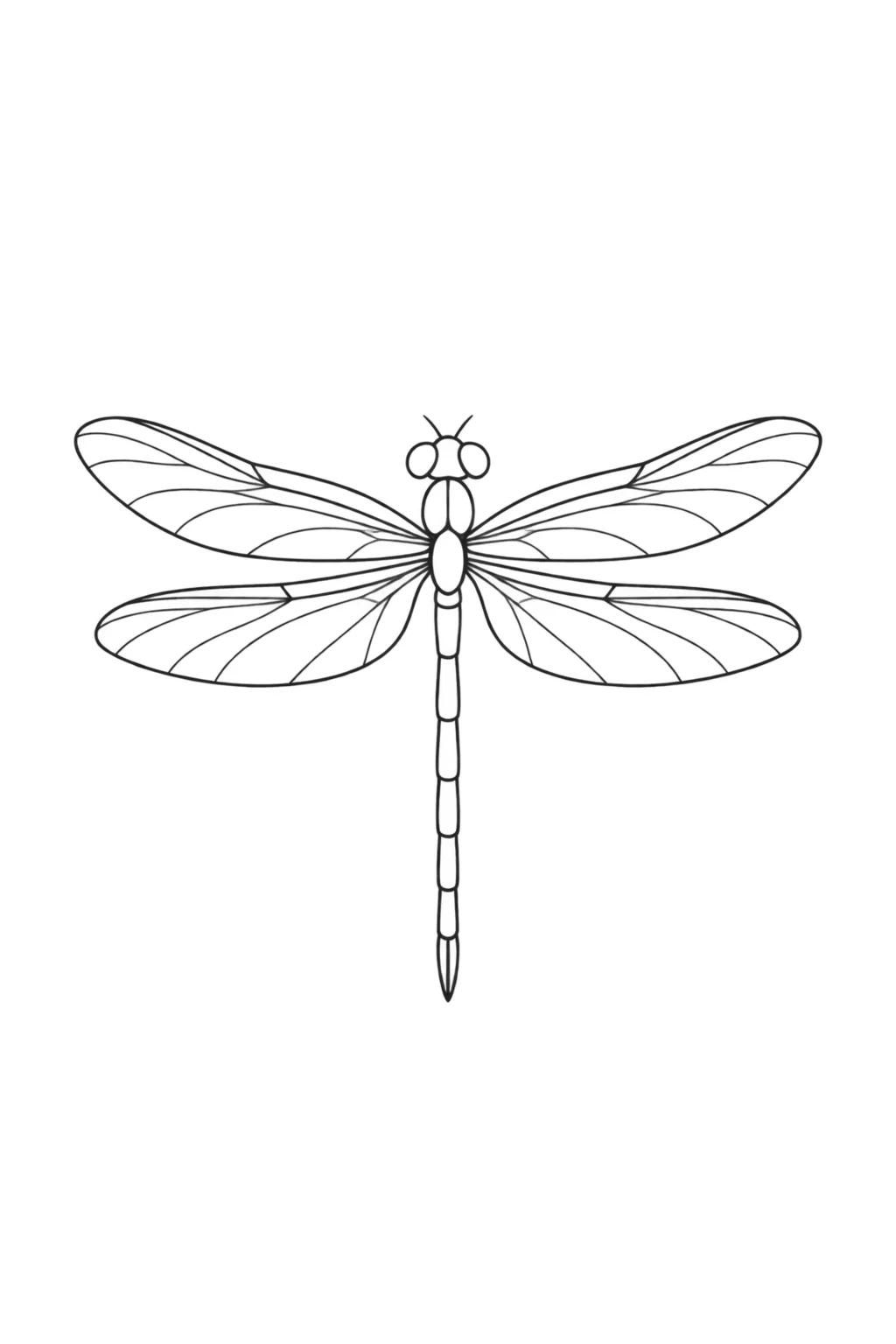 Schlanke Libelle