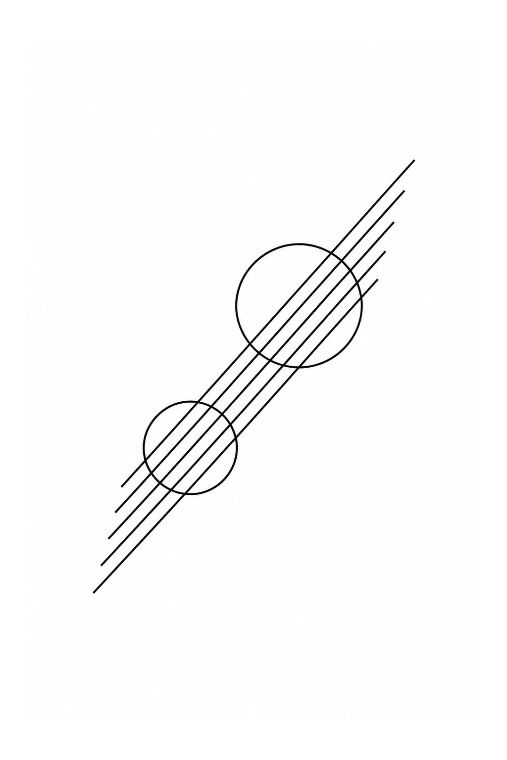 Diagonaler Linienfächer