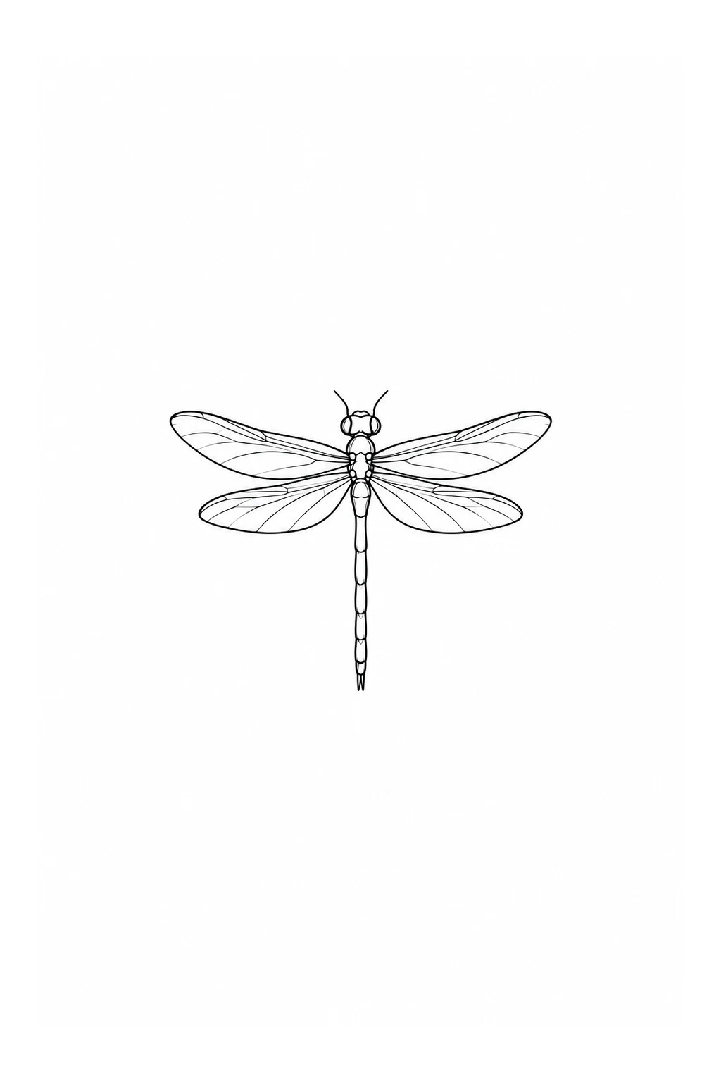 Libelle hinter dem Ohr