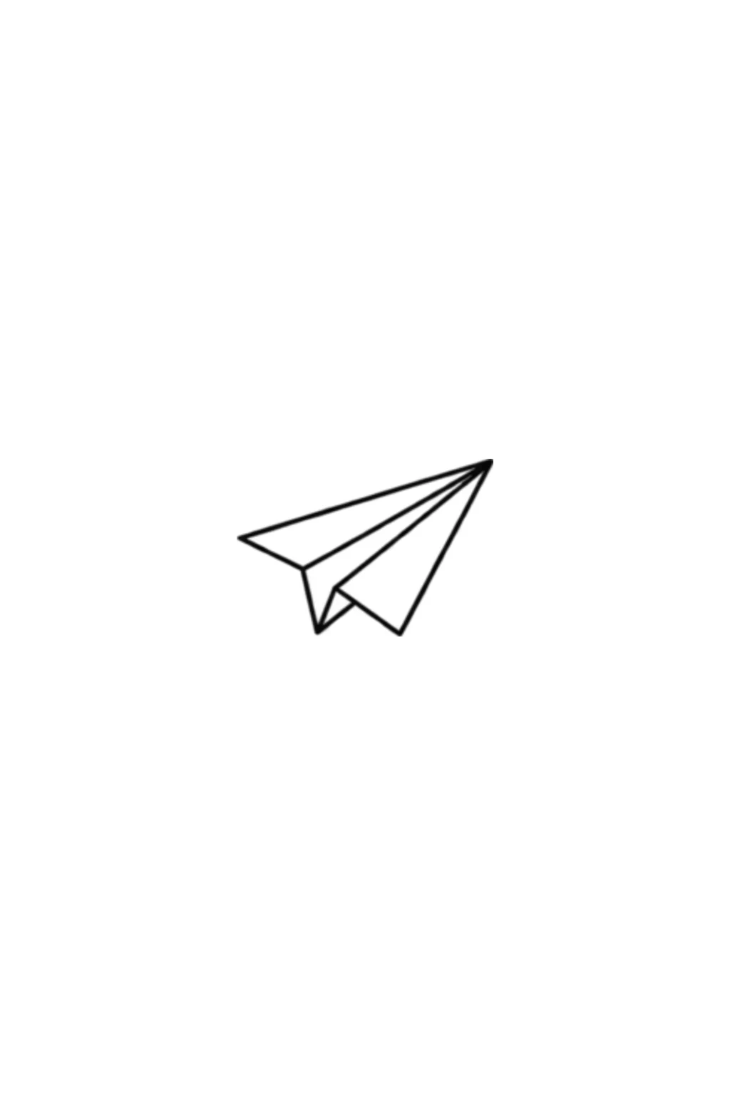 Mini-Papierflieger