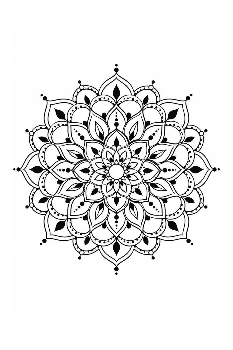 Filigranes Mandala