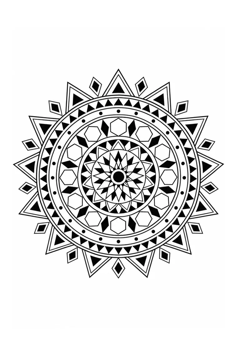 Geometrisches Mandala