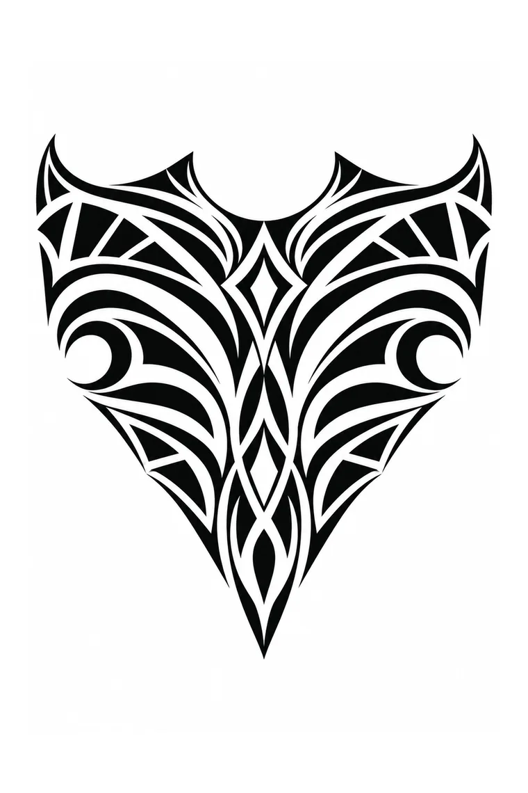 Dichtes abstraktes Ornamentfeld