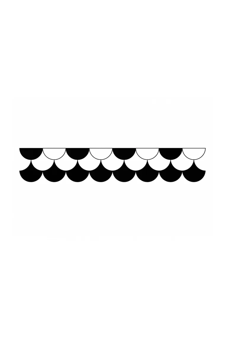 Geometrisches Schuppenband
