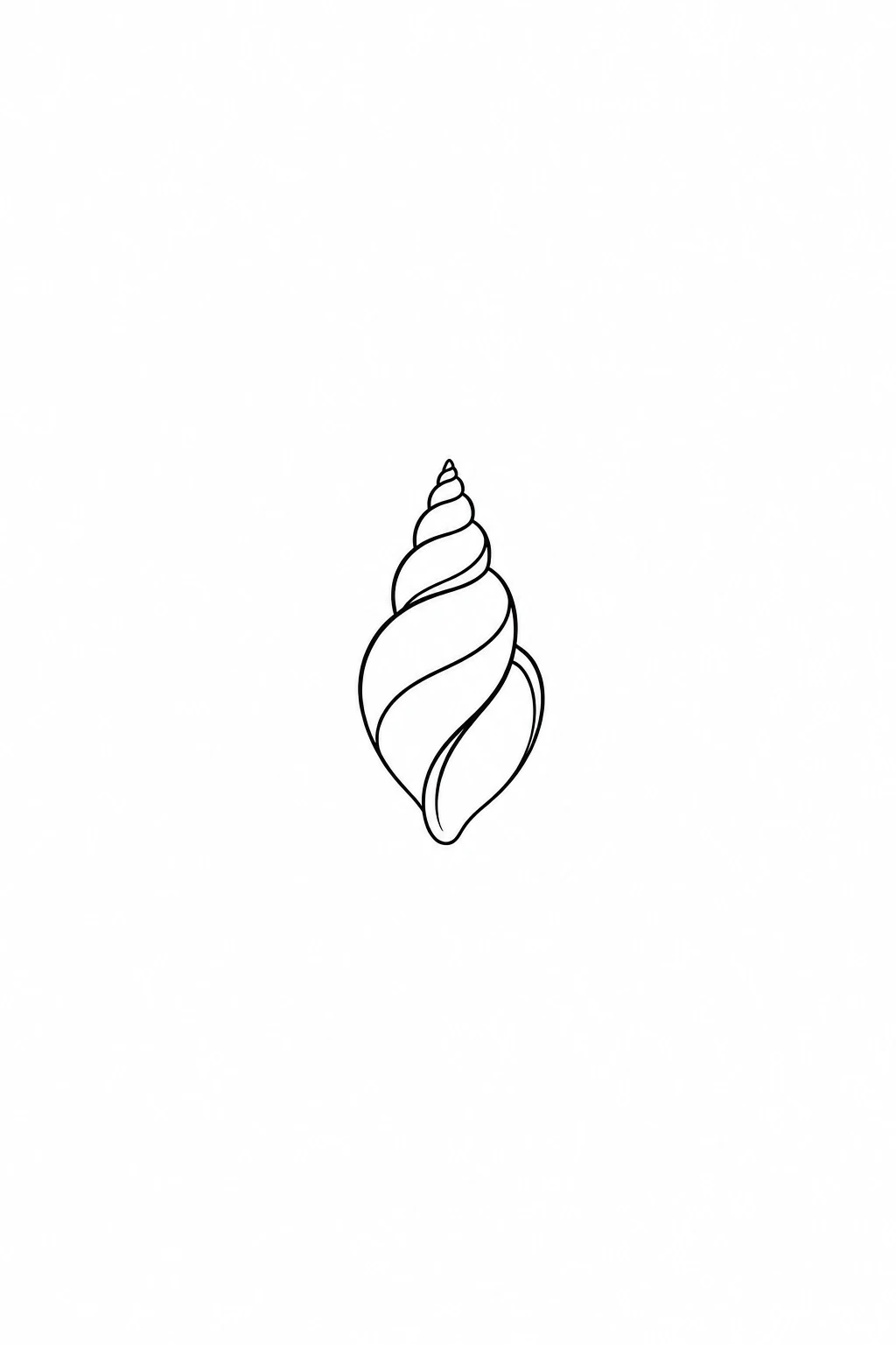 Kleine Muschelspirale