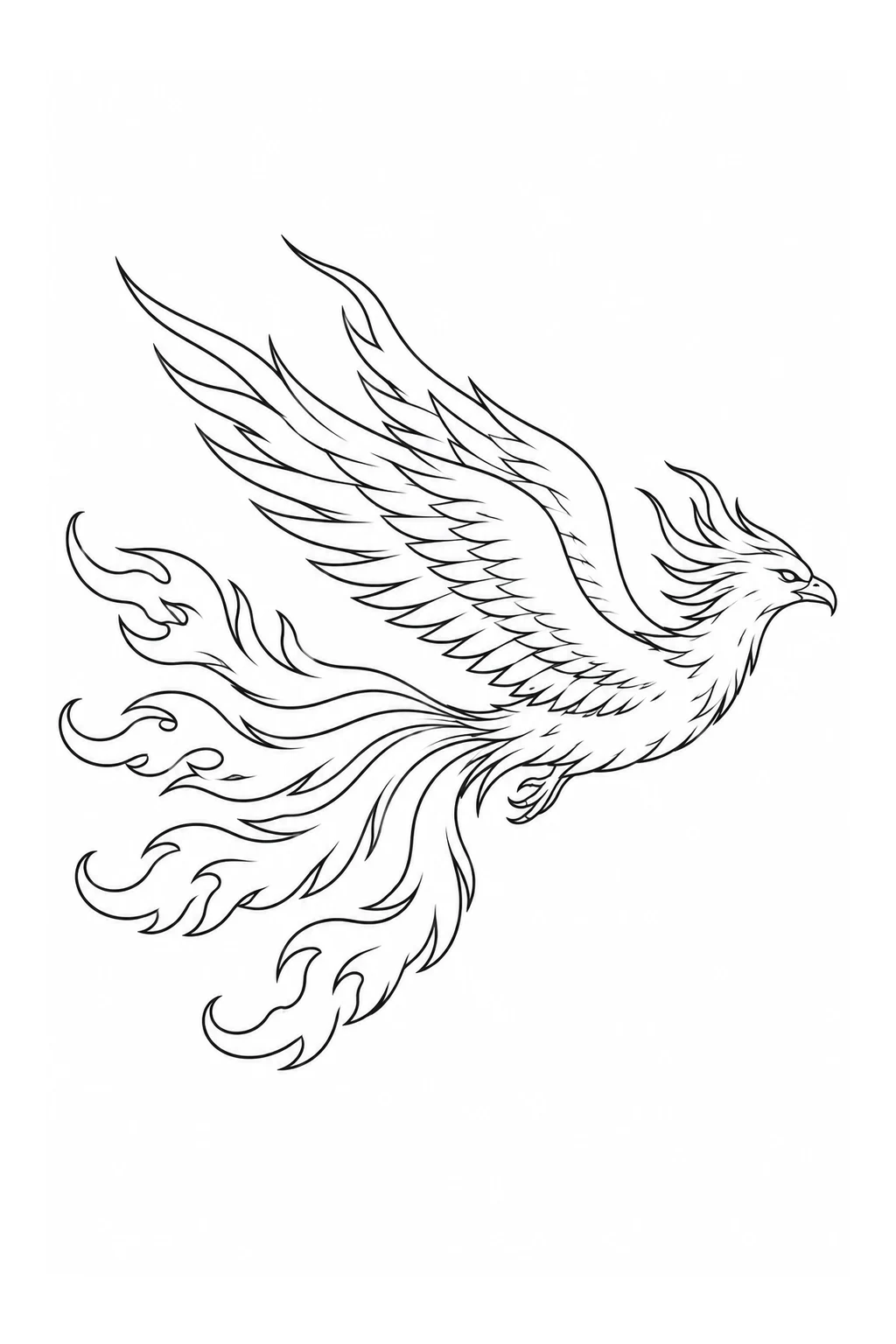Gleitender Feuervogel