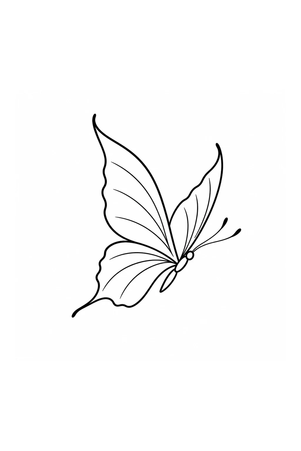 Schmetterling im Flug