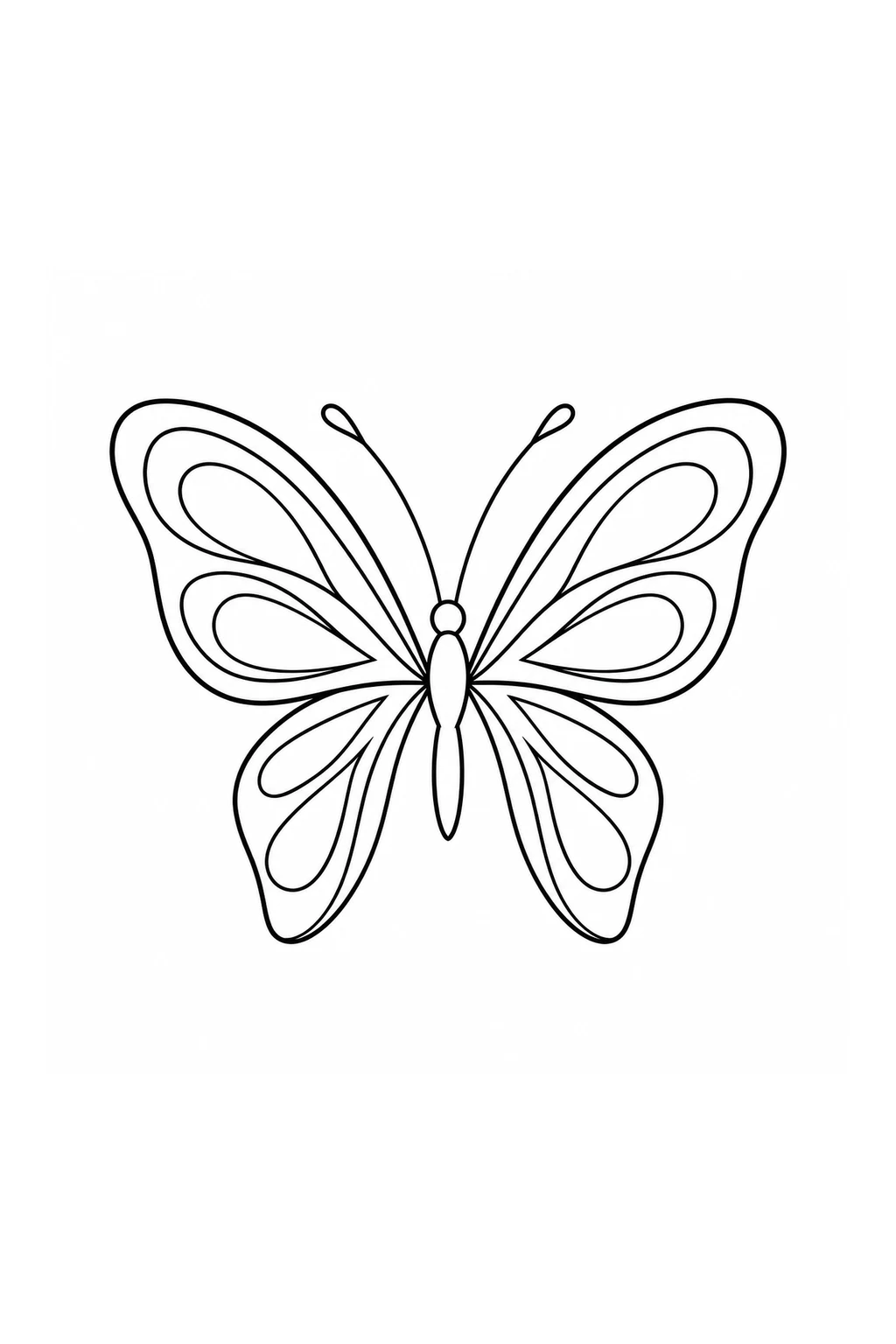 Schmetterling mit Tropfenflügeln