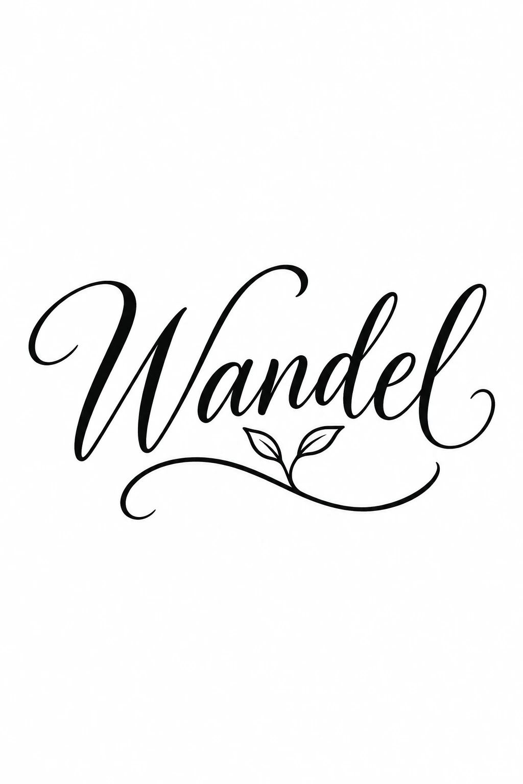 Schriftzug Wandel