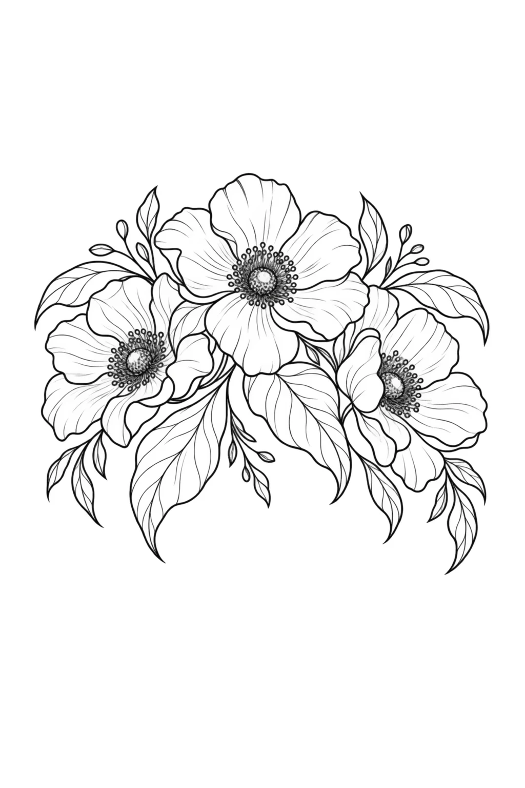 Wildblumen für die Schulter
