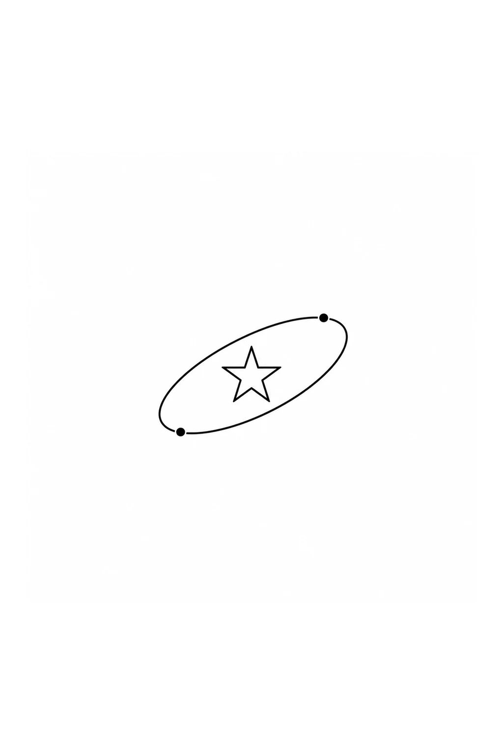 Stern im Orbit