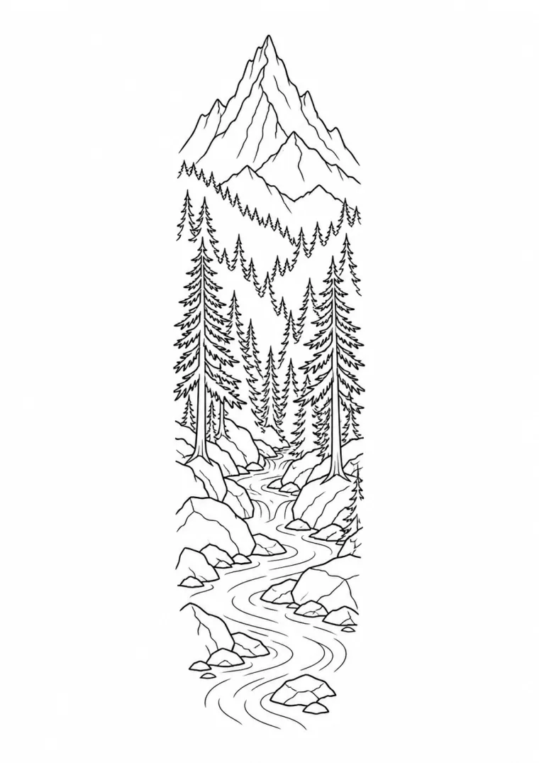 Berg und Wald