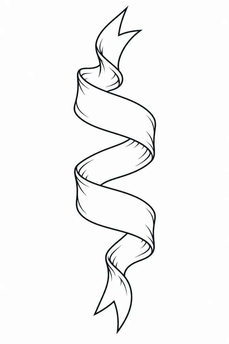 Leeres Schriftband