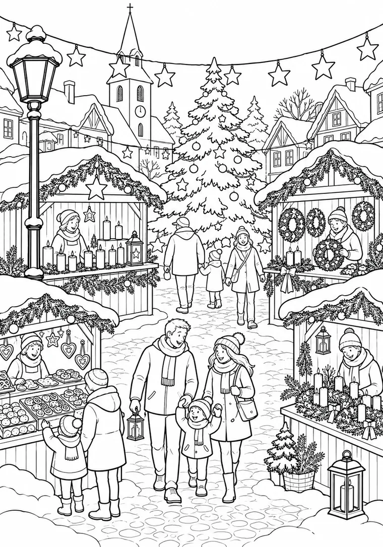 Adventsmarkt im Winterdorf