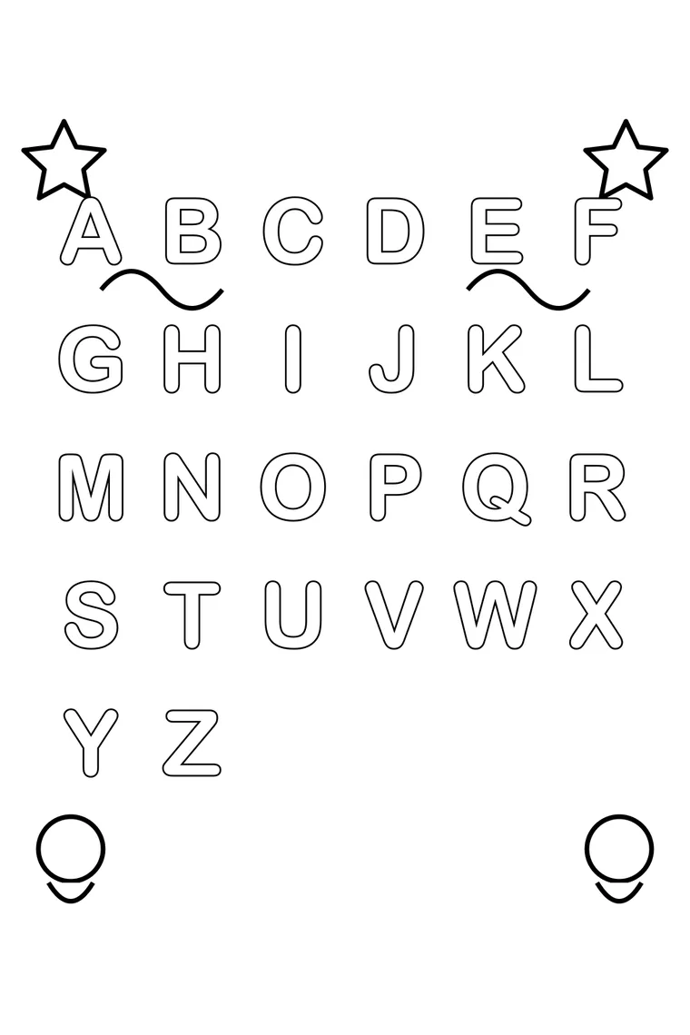 Alphabet von A bis Z