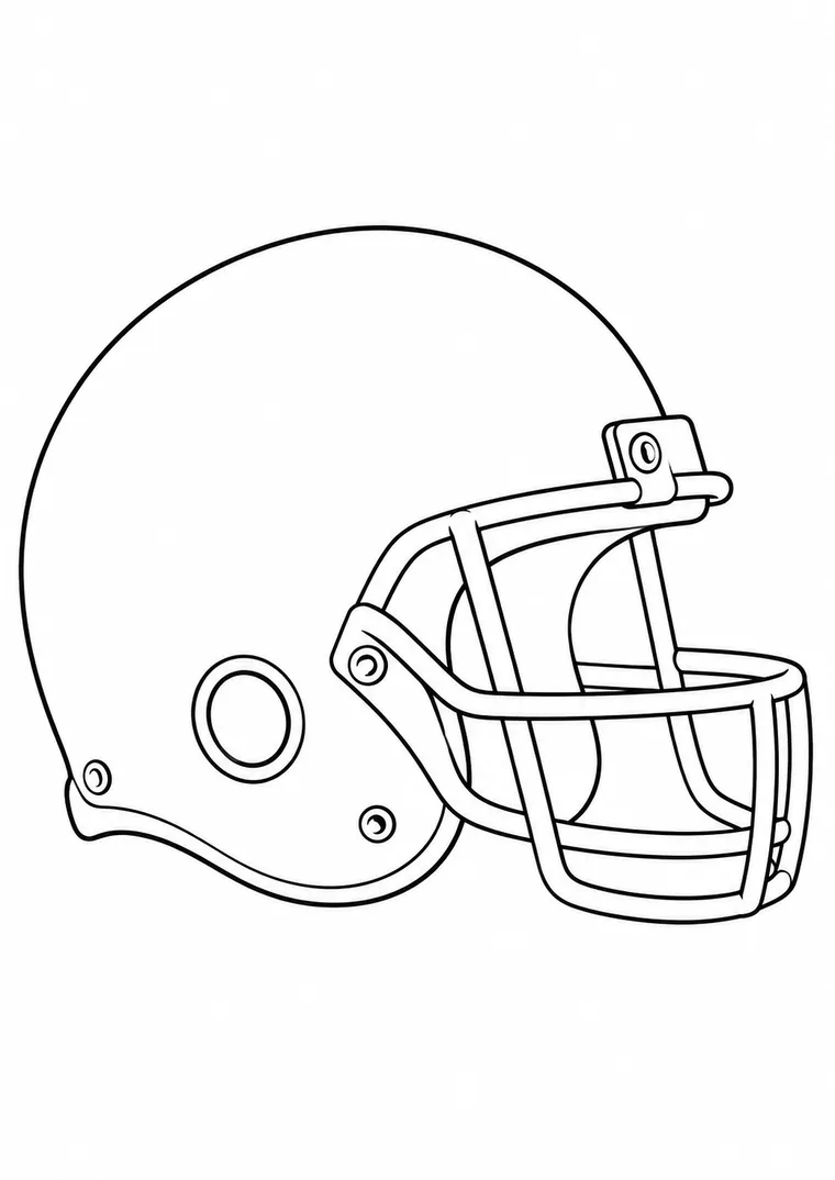 Leerer Footballhelm