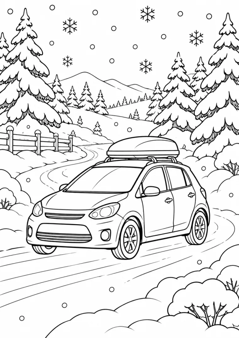 Auto im Schnee