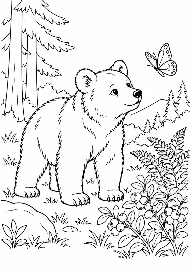 Bär im Wald