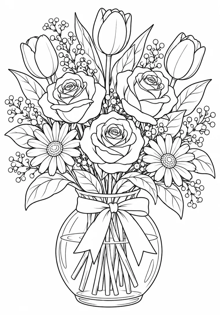 Blumenstrauß in einer Vase