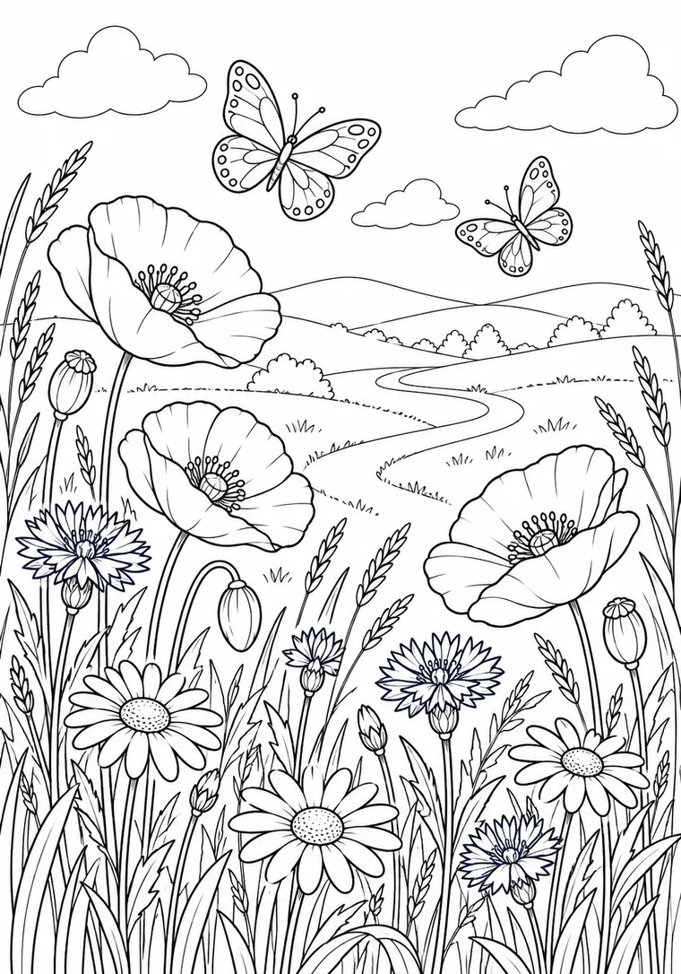 Wilde Blumenwiese