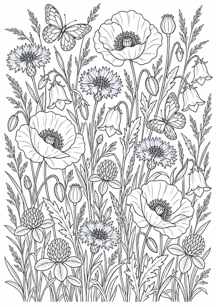 Wildblumenteppich