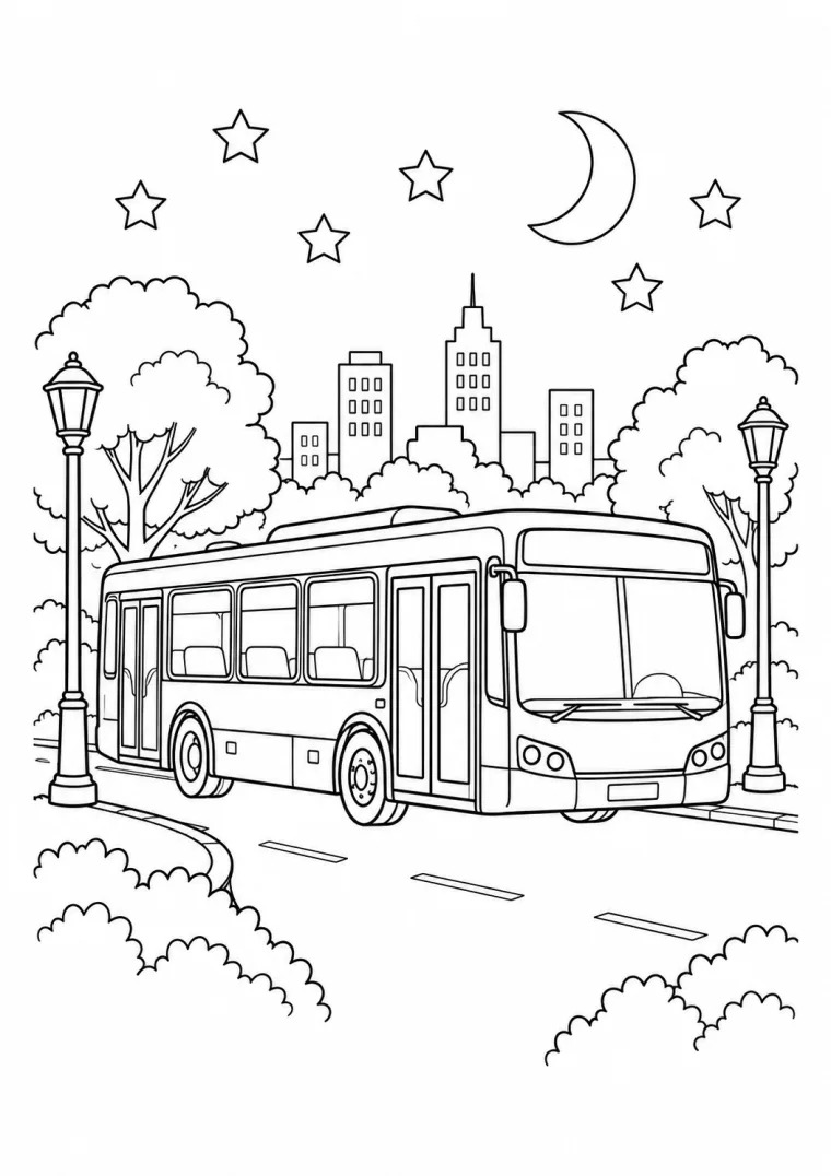 Nachtbus im Park