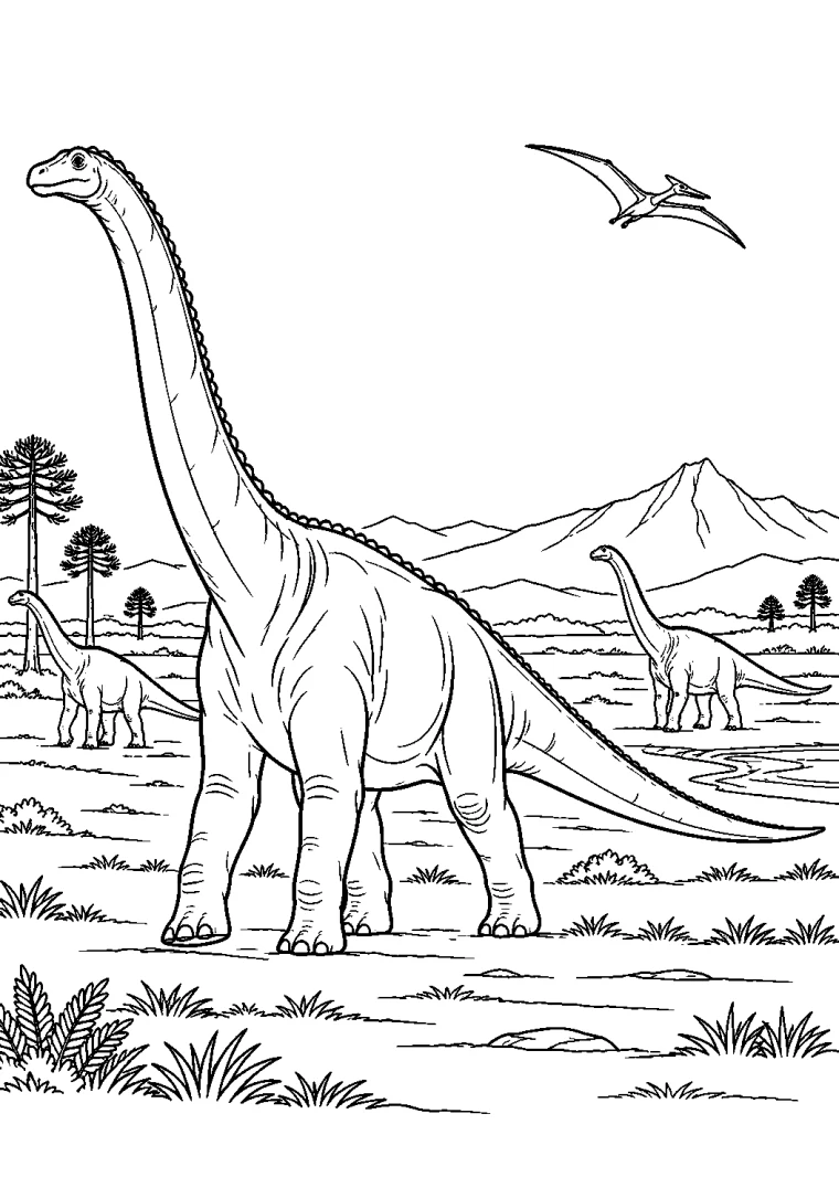 Diplodocus-Herde