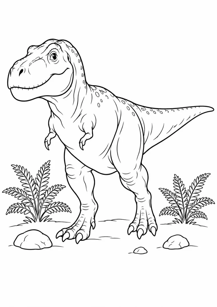 Freundlicher Tyrannosaurus Rex