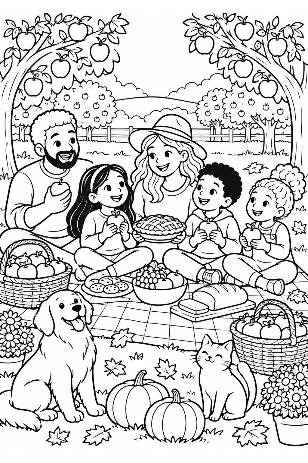 Erntedank-Picknick im Obstgarten