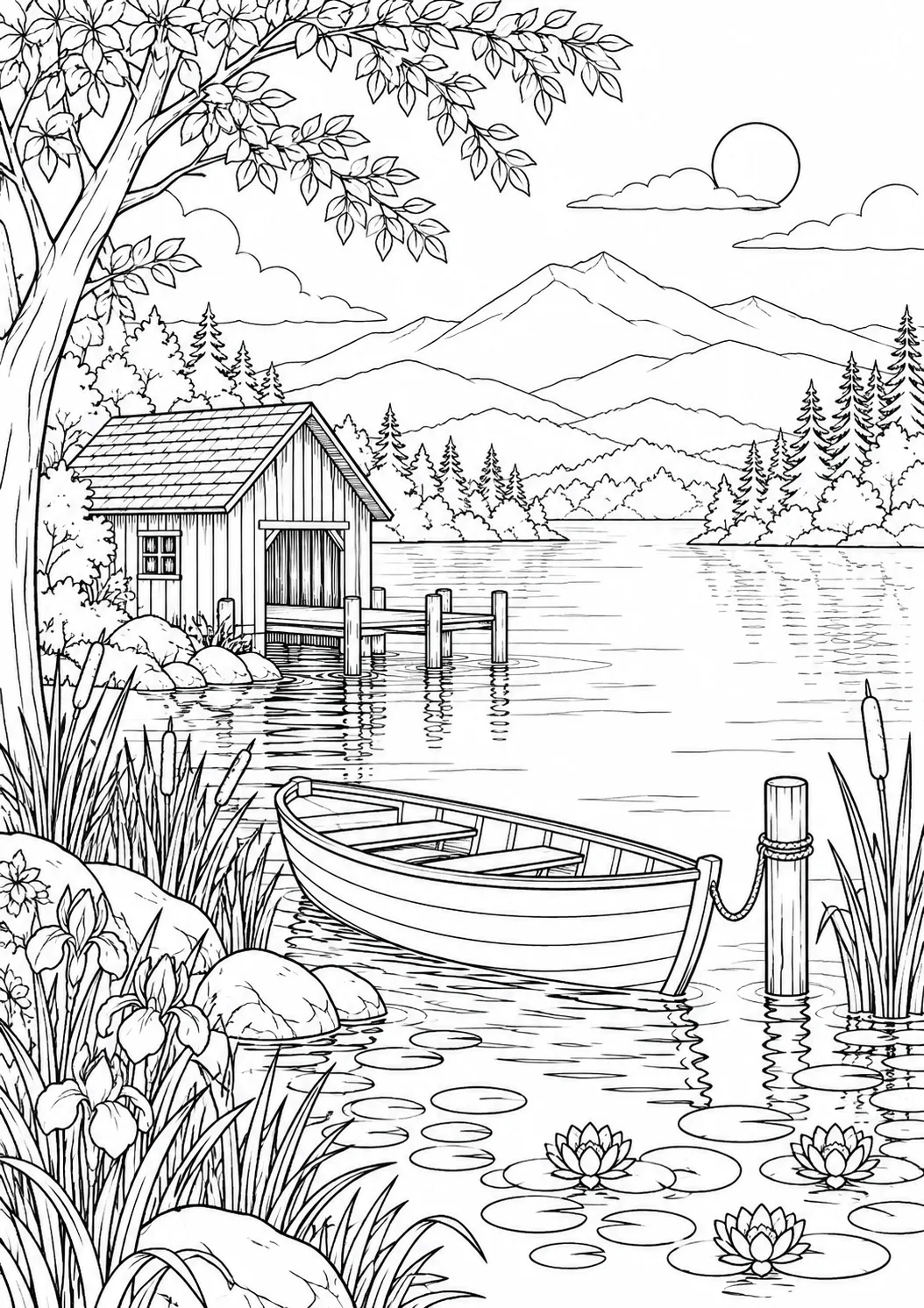 Bootshaus am See