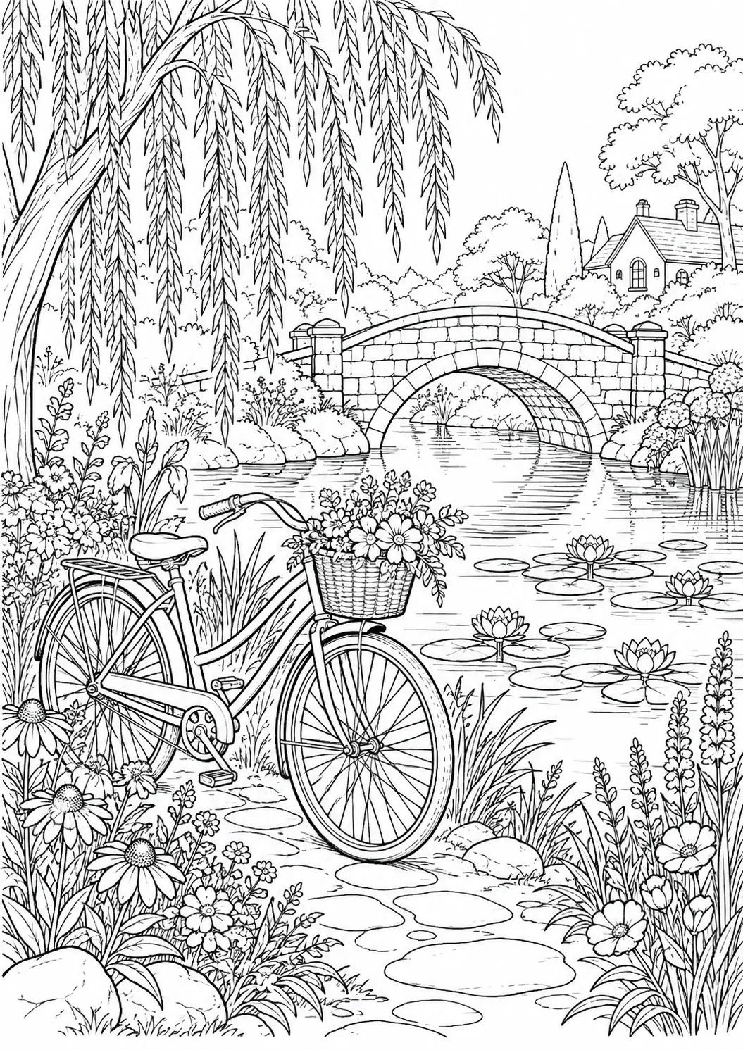 Fahrrad an der Steinbrücke
