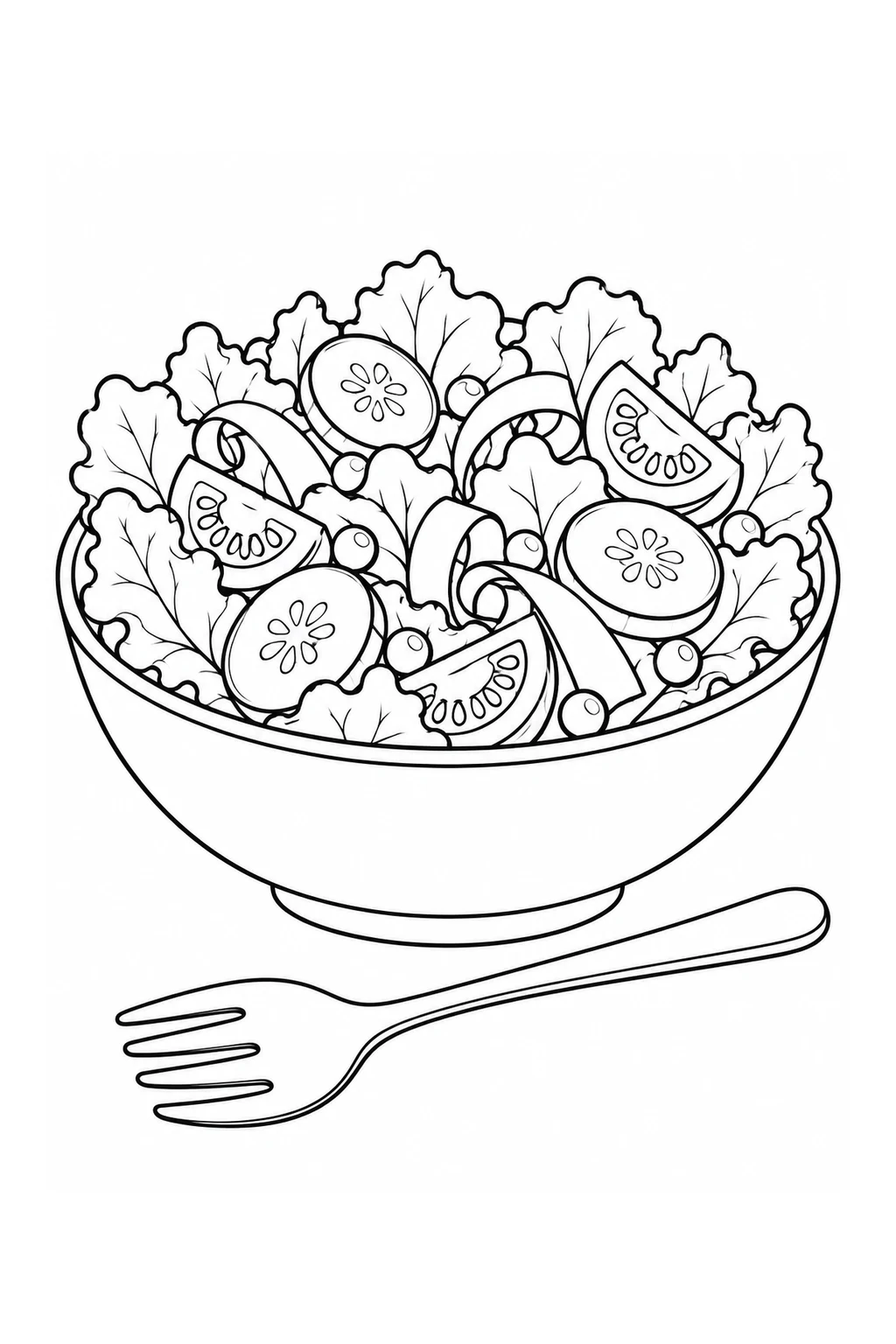Große Salatschale
