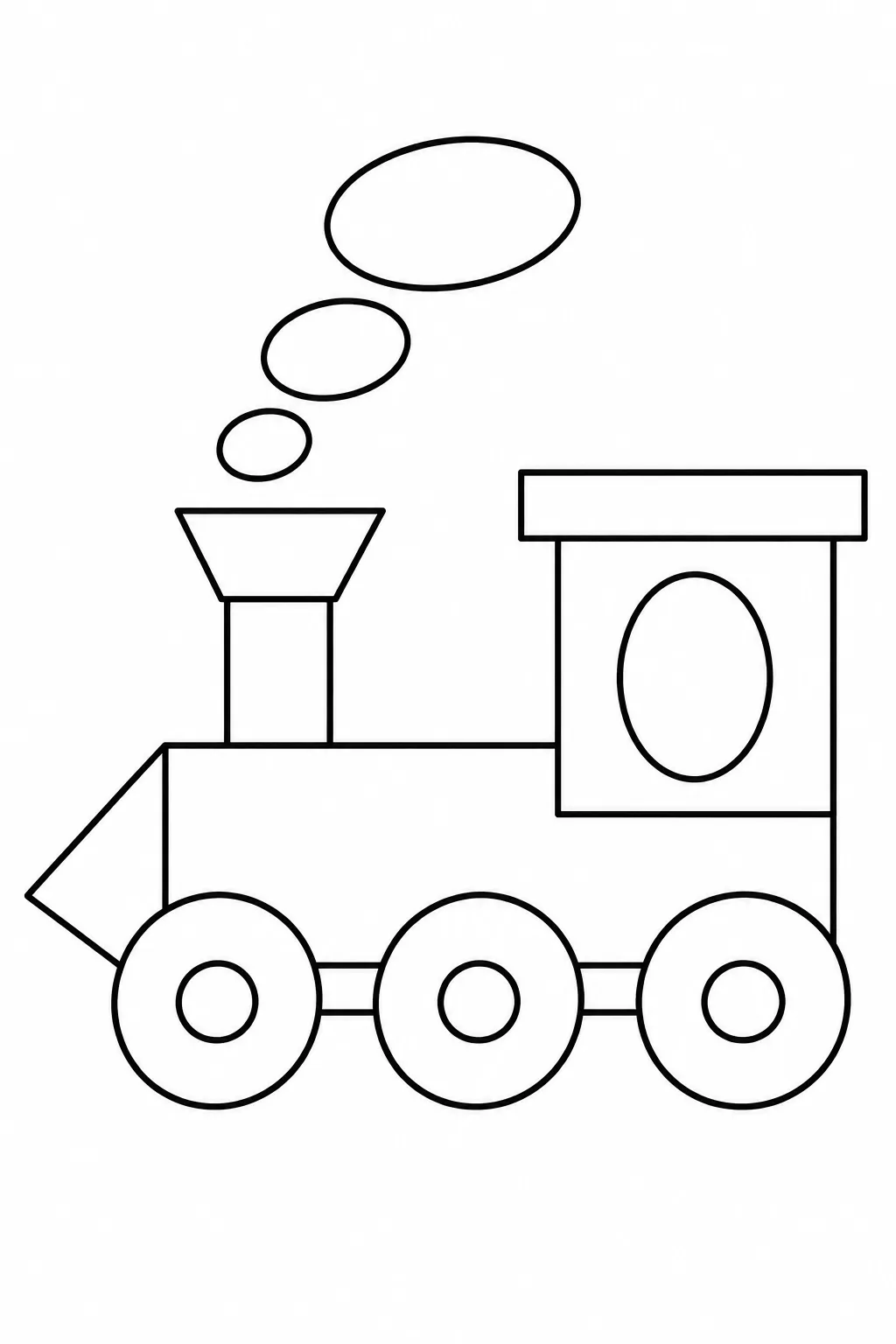 Zug aus Grundformen