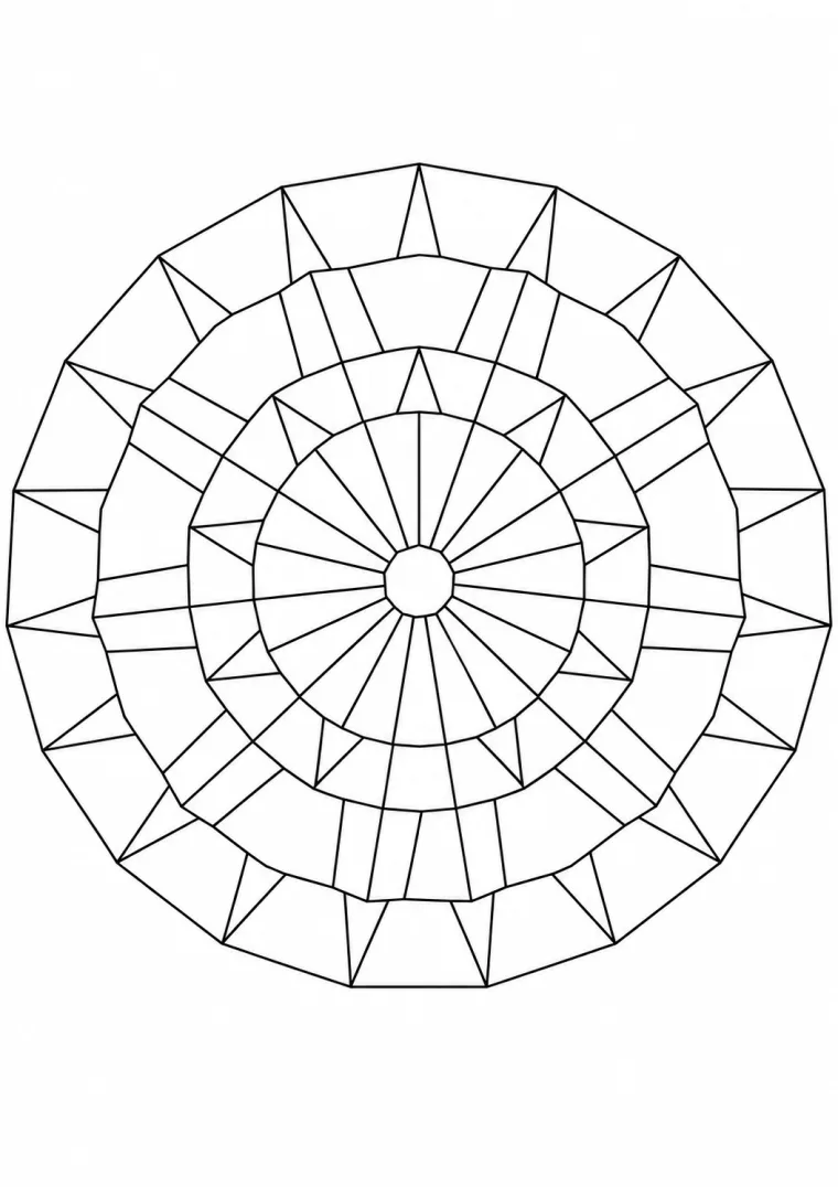 Konzentrische Polygone