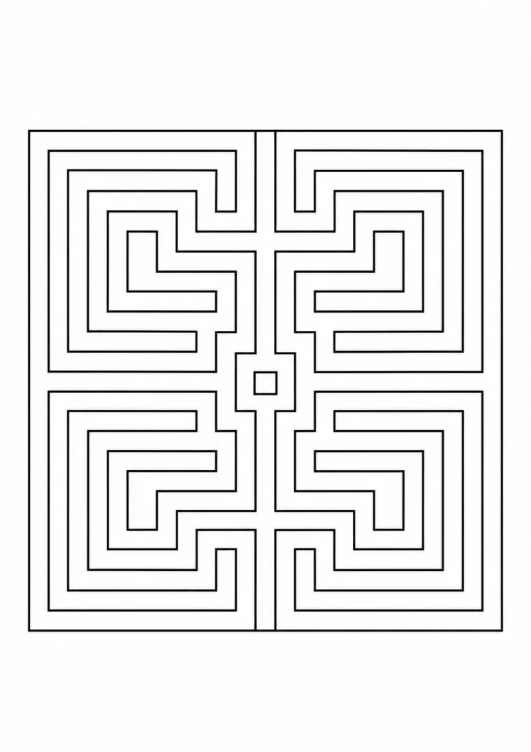 Quadratisches Labyrinth