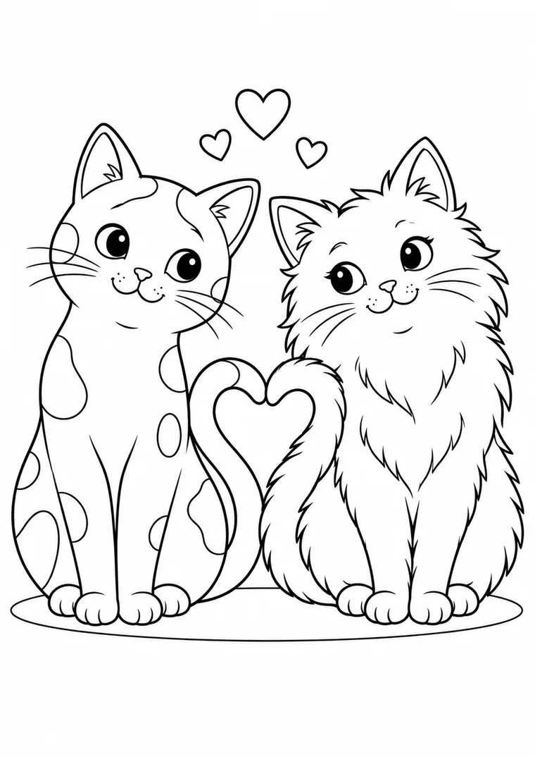 Zwei Katzenfreunde