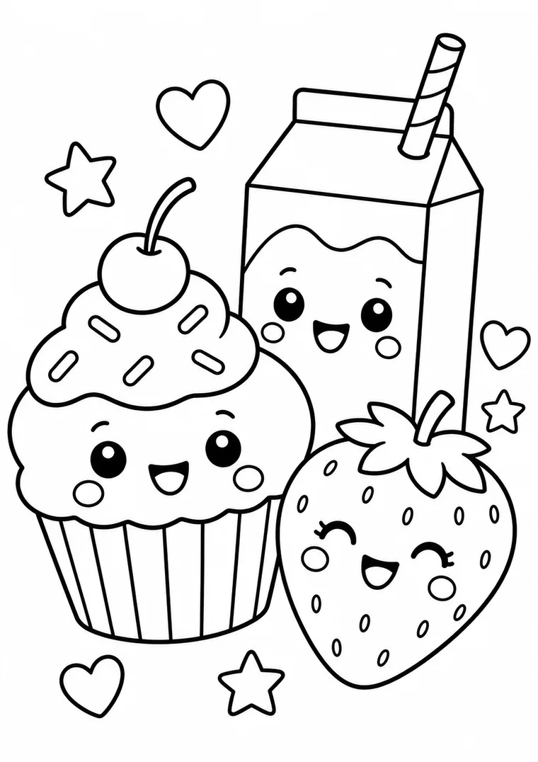 Kawaii-Süße Leckereien
