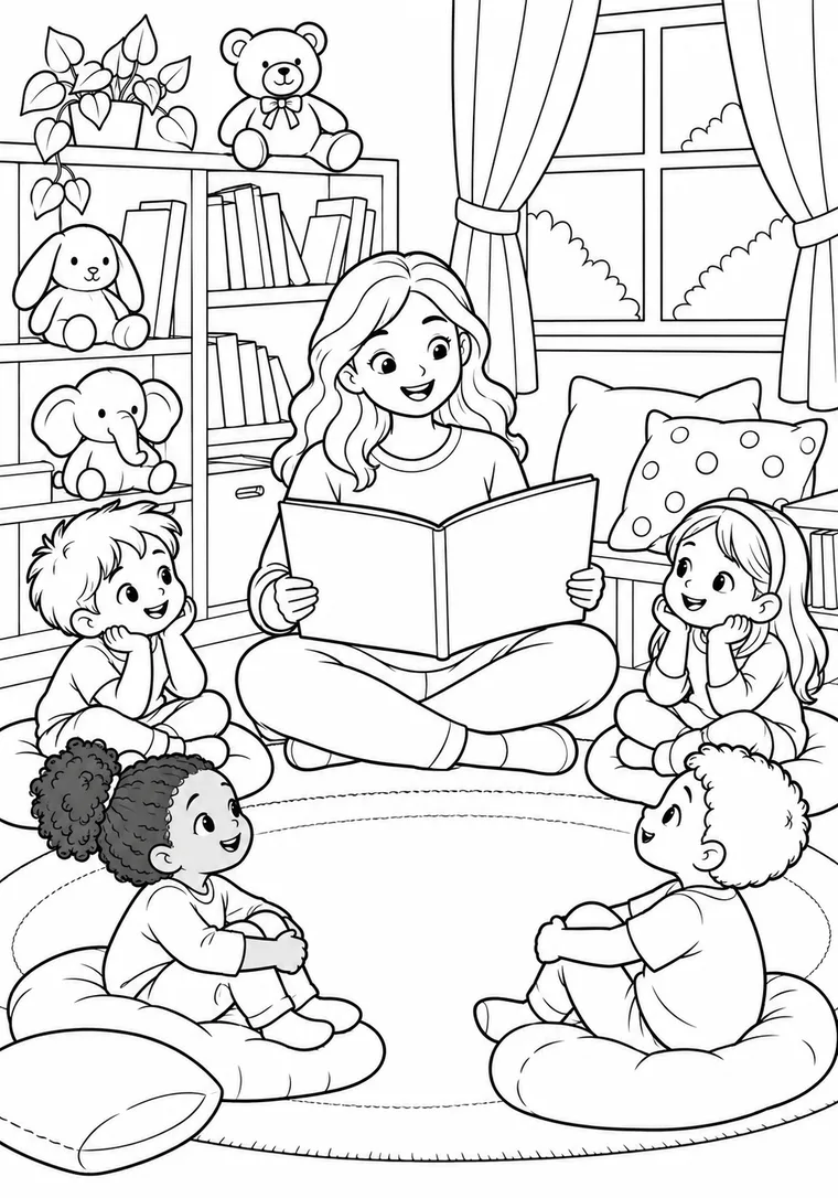 Vorlesen im Kindergarten