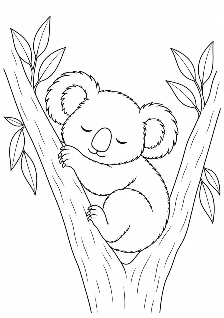 Schlafender Koala