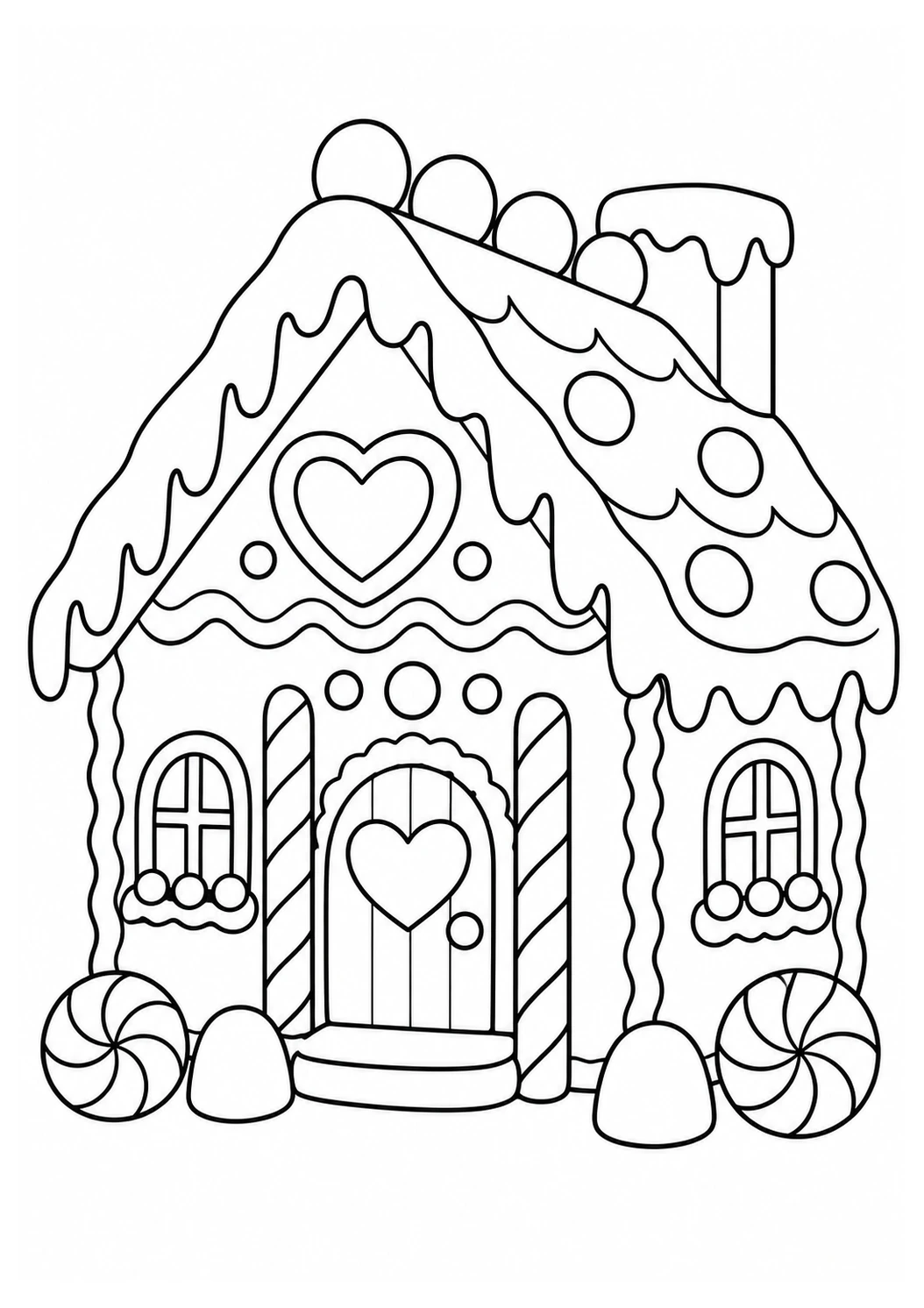 Lebkuchenhaus mit Herztür