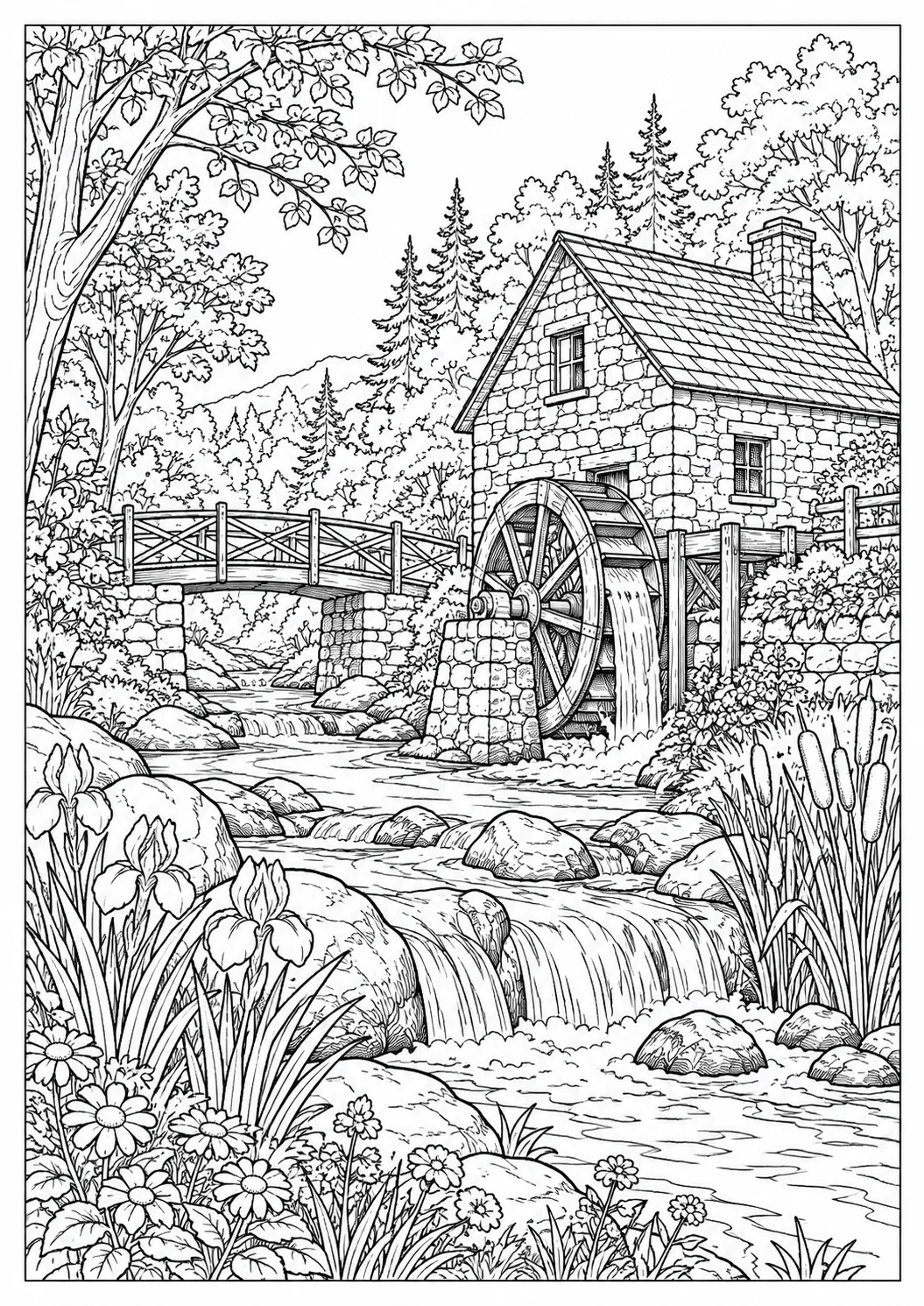 Wassermühle am Waldbach