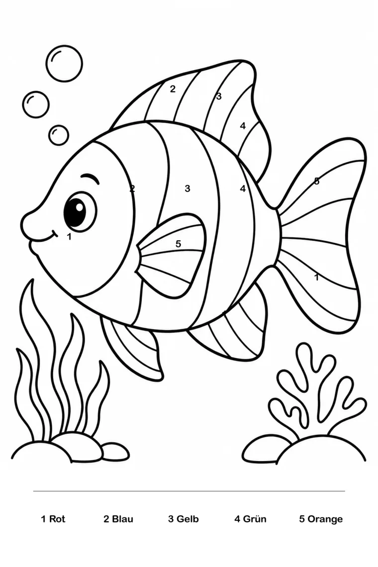 Fisch nach Farbcode