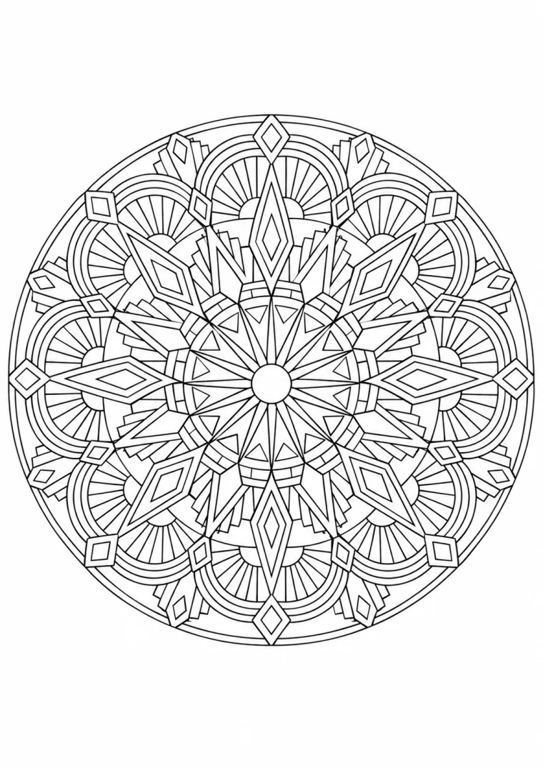 Art-déco-Rosette