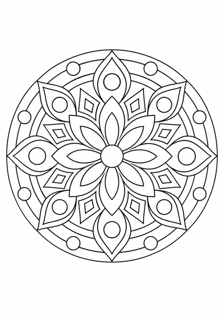 Geometrische Blume