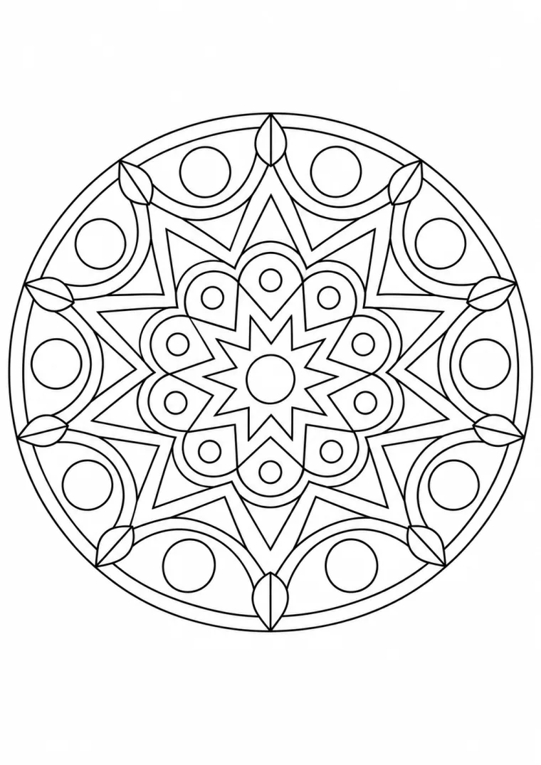 Sternenblüte-Mandala